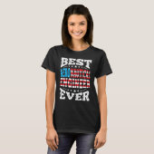T-shirt Ingénieur Aéronautique 4 Juillet Quart Usa Ameri (Devant entier)