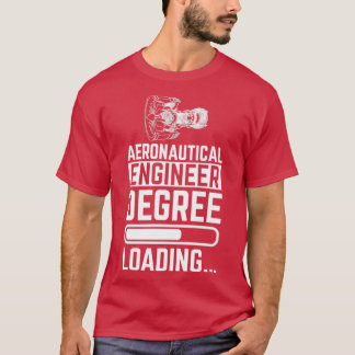 T-shirt Ingénieur aéronautique Diplôme Chargement