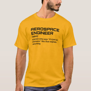 T-shirt Ingénieur aérospatial - Drôle Définition B-4