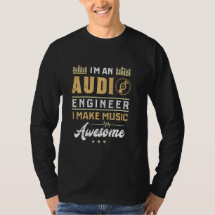 T-shirt Ingénieur audio Ingénieur sonore