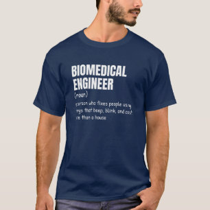 T-shirt Ingénieur biomédical Fantaisie Définition Chemise