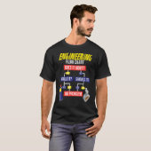 T-shirt Ingénieur chimiste (Devant entier)
