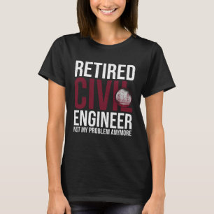 T-shirt Ingénieur civil Constructeur de pont ingénieur étu