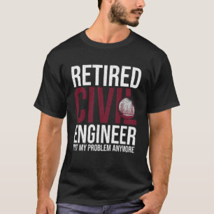 T-shirt Ingénieur civil Constructeur de pont ingénieur étu