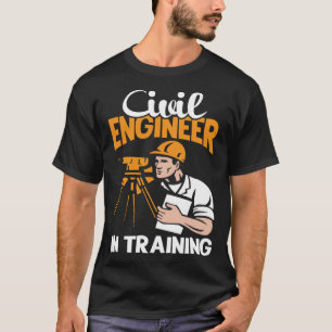 T-shirt Ingénieur Civil En Conseil De Formation Exam Passe