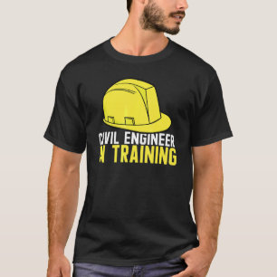 T-shirt Ingénieur Civil En Formation Ingénieur Civil Papa