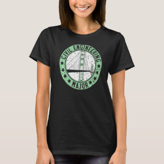 T-shirt Ingénieur civil principal étudiant Ingénieur civil