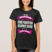 T-shirt Ingénieur de développement de groupe motopropulseu (Devant)