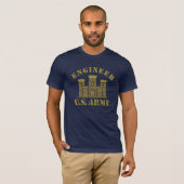 T-shirt Ingénieur de l'armée (Devant entier)
