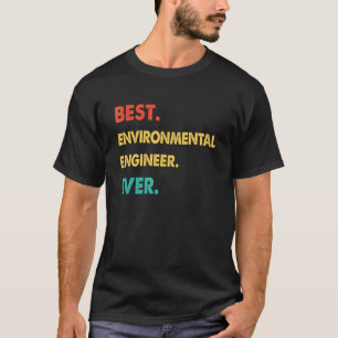 T-shirt INGÉNIEUR de l'environnement MEILLEUR INGÉNIEUR DE