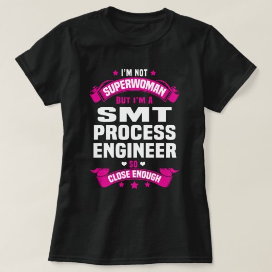 T-shirt Ingénieur de processus SMT (Design devant)