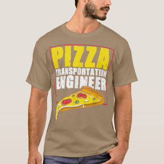T-shirt Ingénieur de type de livraison de pizza 15653147