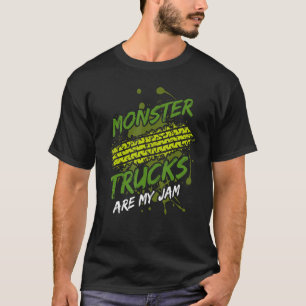T-shirt Ingénieur de voiture automobile de camion monstre