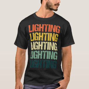 T-shirt Ingénieur d'éclairage Lumières électriques Travail