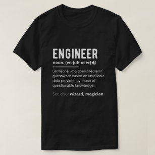 T-shirt Ingénieur Définition Ingénierie Cadeau