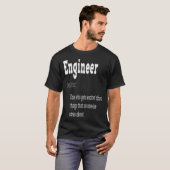 T-shirt Ingénieur Définition Je suis Ingénieur (Devant entier)