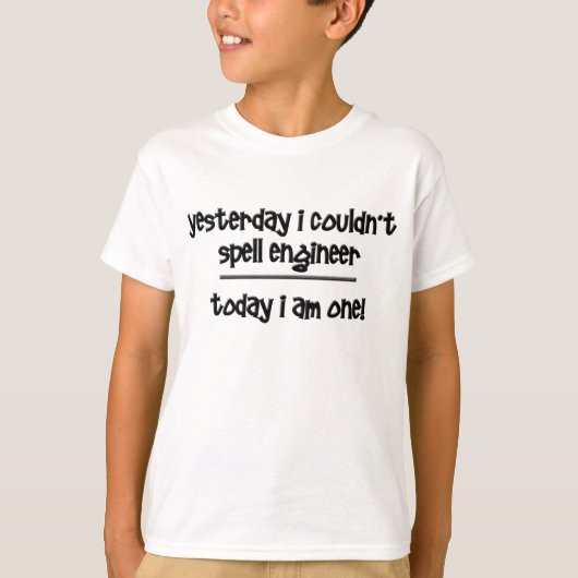 T-shirt ingénieur drôle (Devant)