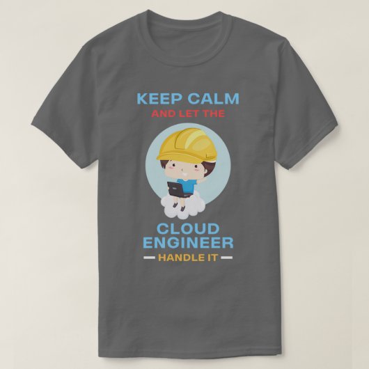 T-shirt Ingénieur du nuage II (Design devant)