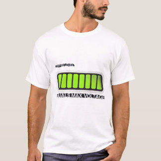 T-shirt Ingénieur Électricien Café Max Tension Cadeau Drôl