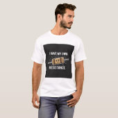 T-shirt Ingénieur Électricien Spirituel Jeu de Mots sur Ré (Devant entier)