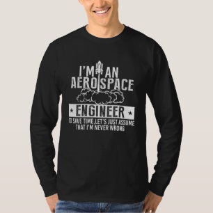 T-shirt Ingénieur en génie mécanique aéronautique