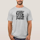 T-shirt Ingénieur en nanotechnologie aime les chats T-shir (Devant)