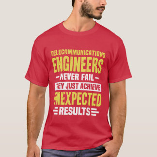 T-shirt Ingénieur en télécommunications Ingénierie Funny D