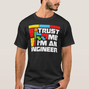 T-shirt Ingénieur Enfants Jouet Gros Bâtiments Bui