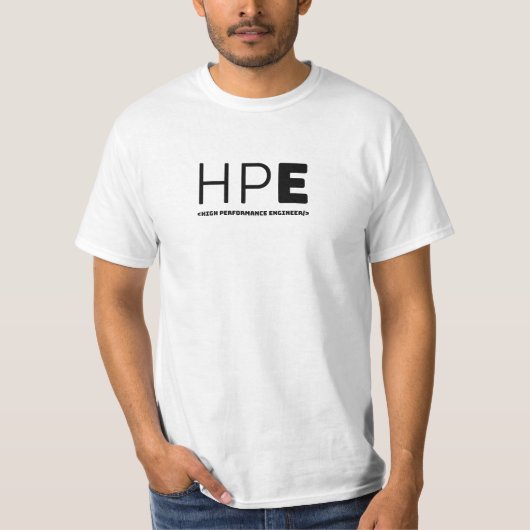 T-shirt Ingénieur haute performance HPE (Devant)
