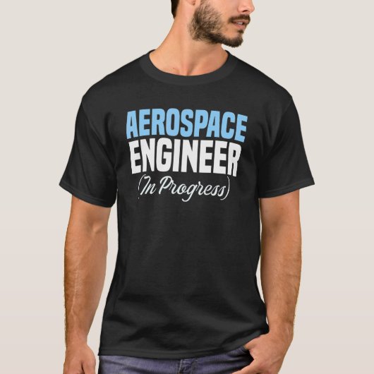 T-shirt Ingénieur in Progress Engineering Future Aerospace (Devant)
