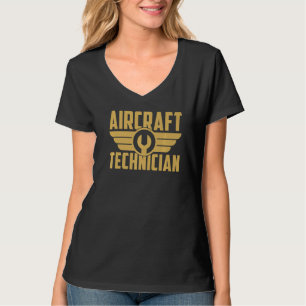 T-shirt Ingénieur mécanicien d'aéronef Technicien d'aérone