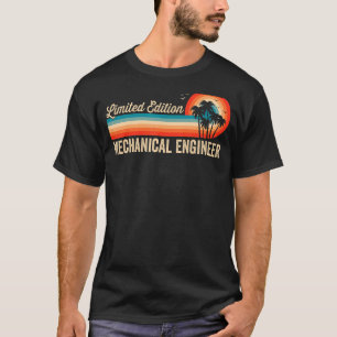 T-shirt Ingénieur Mécanique Anniversaire Retro Hommes Vint
