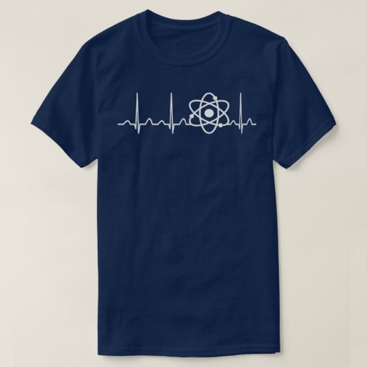 T-shirt Ingénieur nucléaire Heartbea (Design devant)