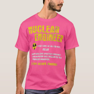 T-shirt Ingénieur nucléaire Science Ingénierie énergétique