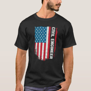 T-shirt Ingénieur Pour Hommes Femmes Ingénieur Civil Humou