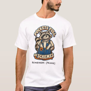 T-shirt Ingénieur Raton Laveur Plein de Plans