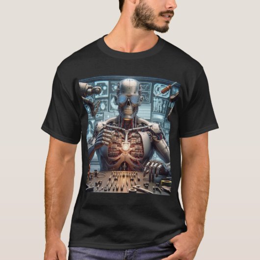 T-shirt Ingénieur roboticien (Devant)