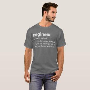 T-shirt Ingénieur un qui résout des problèmes