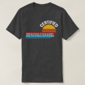 T-shirt Ingénieurs d'exploitation certifiés rétro travail  (Design devant)