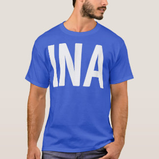 T-shirt Ingentina Design en trois partiesDrapeau argentin