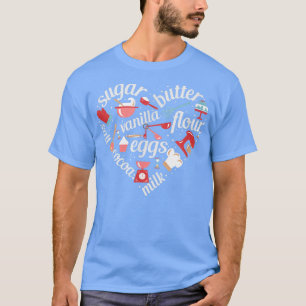T-shirt Ingrédients de cuisson Ustensiles Coeur 385
