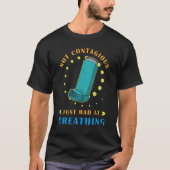 T-shirt inhalateurs de sensibilisation à l'asthme respirat (Devant)