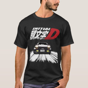 T-shirt Initial D -  POURSUITE EN AE86