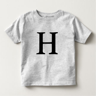 T-shirt initial décoré d'un monogramme de la