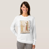 T-shirt Initiale "H" sous forme de deux prestidigitateurs (Devant entier)