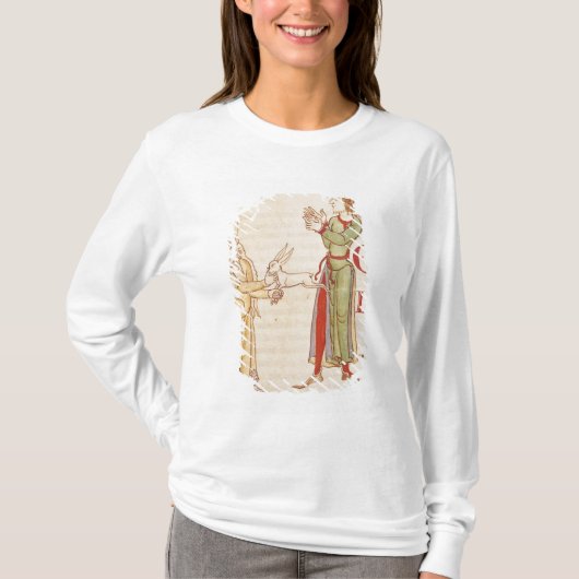 T-shirt Initiale "H" sous forme de deux prestidigitateurs (Devant)