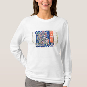 T-shirt Initiale "R" 2 de Historiated