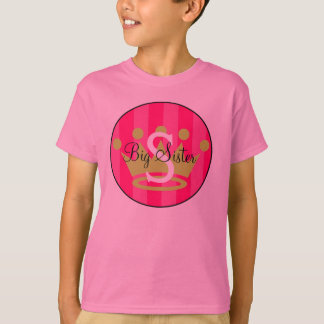 T-shirt Initiale V 3 de chemise de couronne de grande