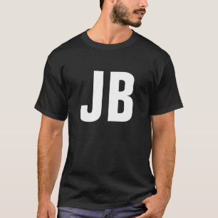 T-shirt Initiales monogrammes simples et simples