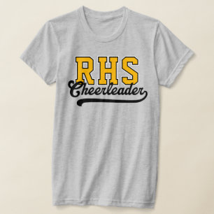 T-shirt Initiales personnalisées de 3 lettres pour pom-pom